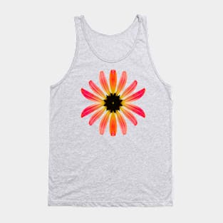 Pretty Multicolored Daisy Tank Top